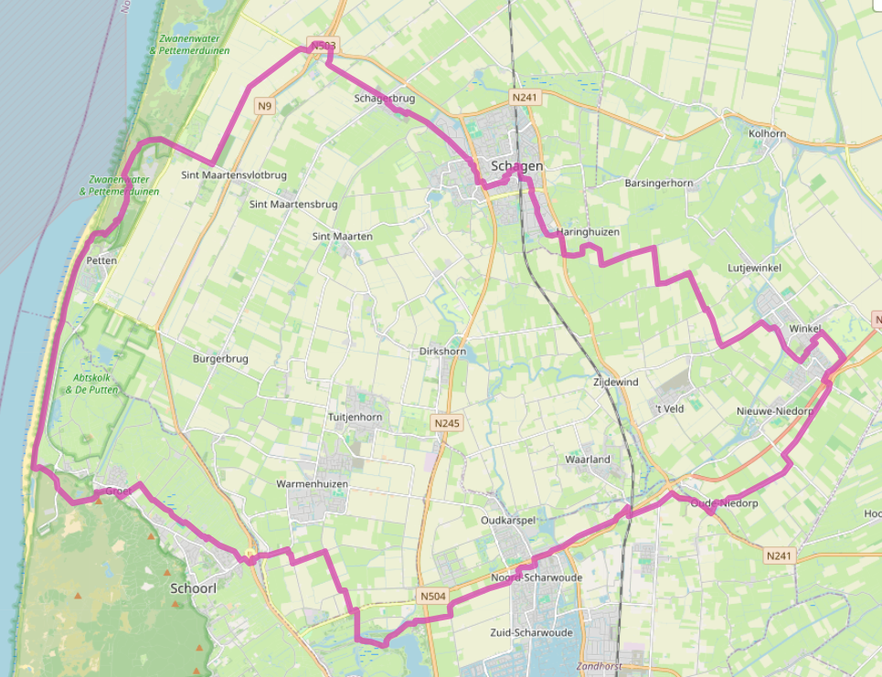 Schagen route